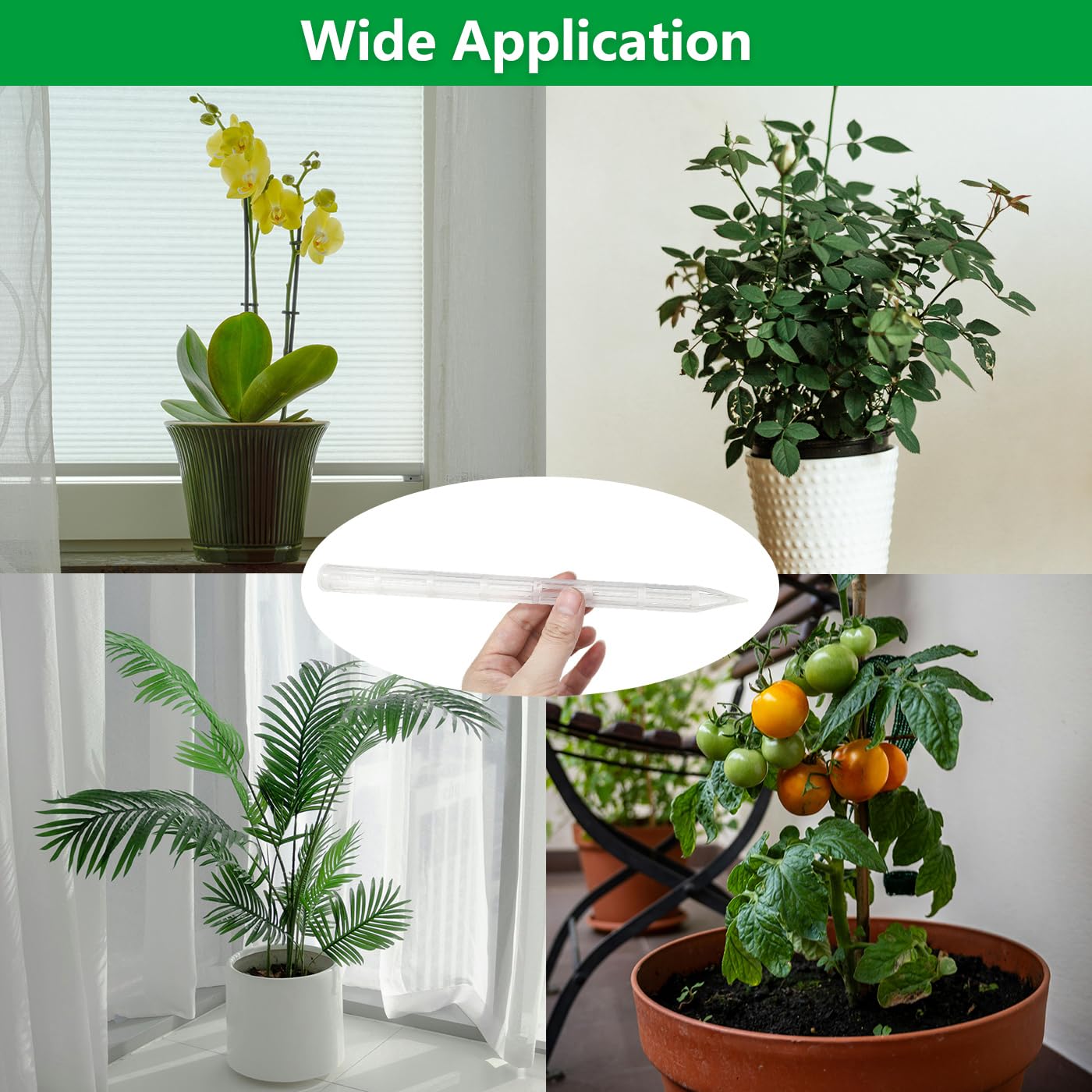 Belit 16 Pcs Plant Root Ventilation Stakes, Breathable Stake Beneficial for Root Respiration, Potted Plants Prevent Root Rot