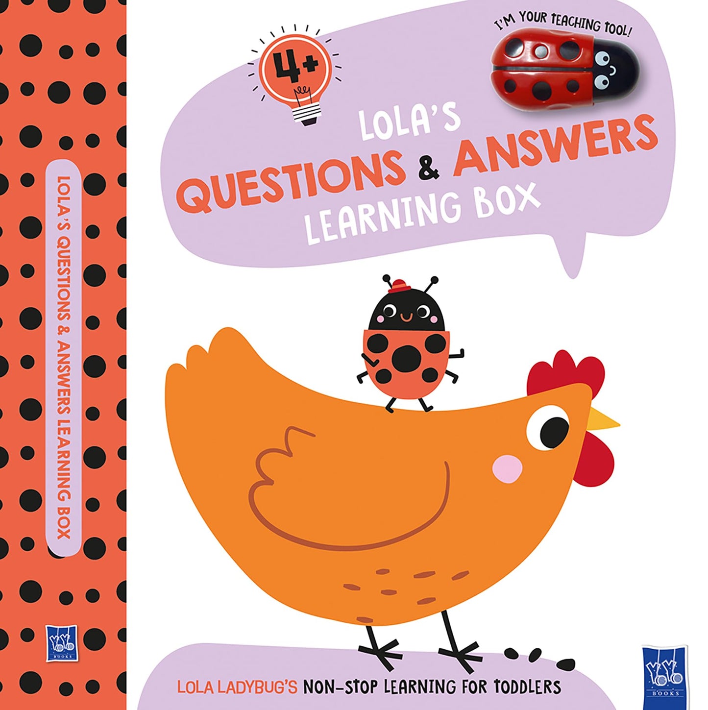 Lola's Questions & Answers Learning Box: Learn with Chicken (Ages 4+): Lola Ladybug’s Non-Stop Learning For Toddlers