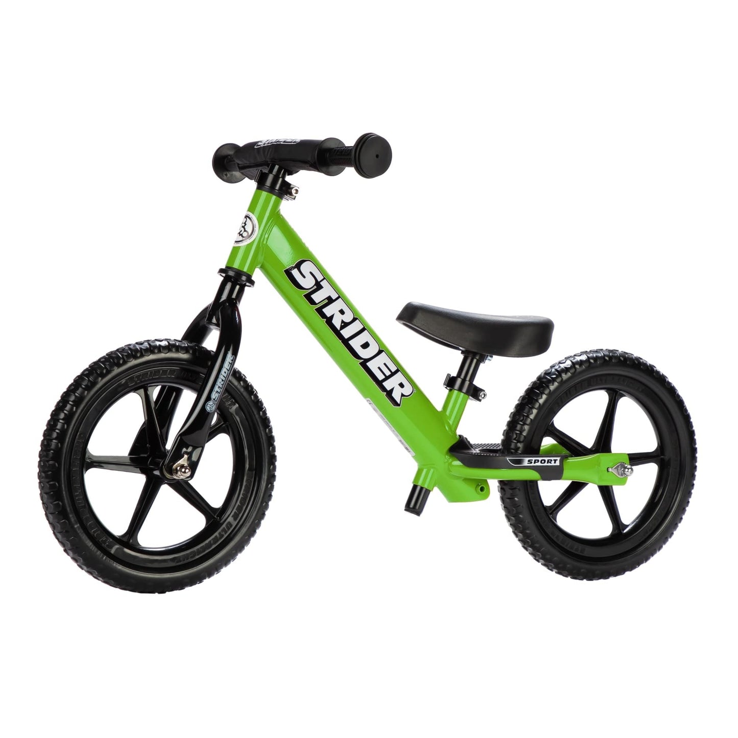 Strider 12 Sport No-Pedal Balance Bike, For 18 mos.- 5 years, Green