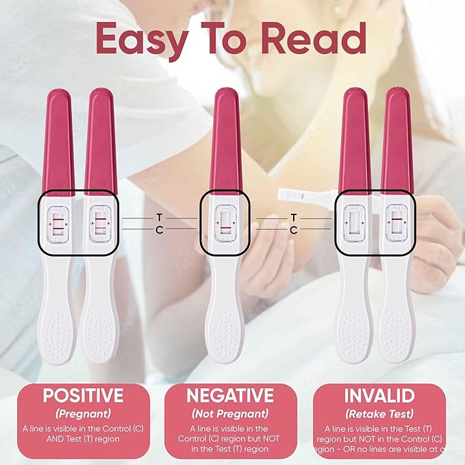 Pregnancy Test Sticks-6 Days Before Missed Period-Rapid Detection at Home Pregnancy Test-Expires in Aug 2025
