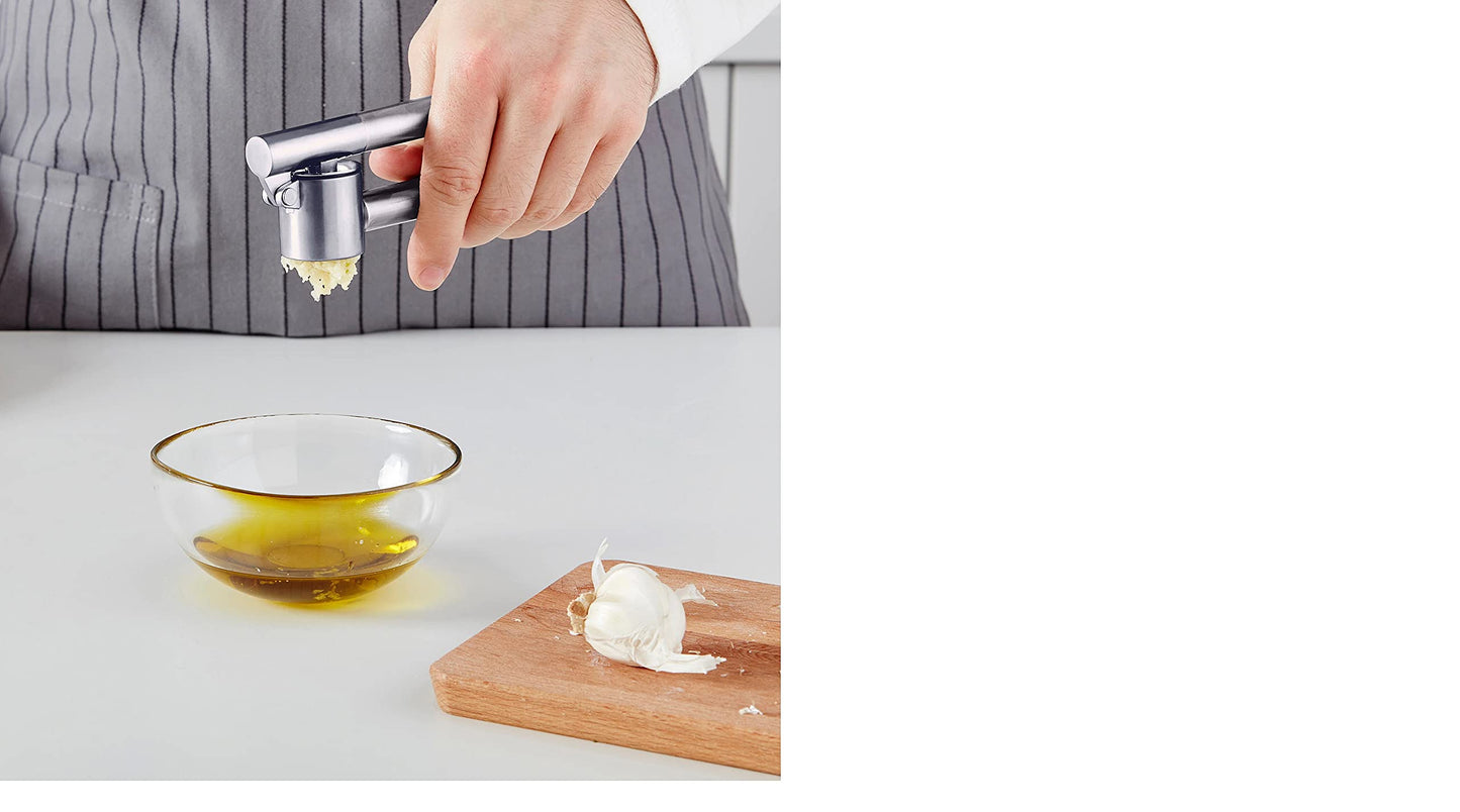 Ikea KONCIS Garlic Press, Stainless Steel, Pack of 1