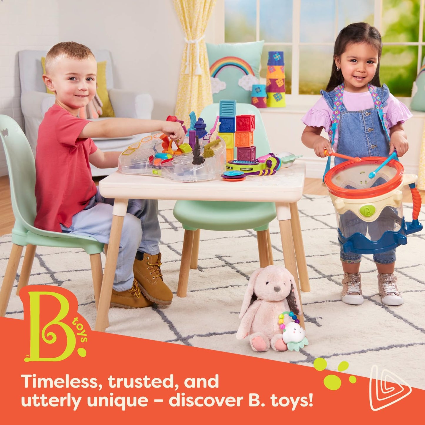 B. toys – Sensory Baby Toys – Soft Baby Blocks – Stacking Drip Cups – Numbers, Shapes & Animals – 6+ Months – Stackin' Squishies