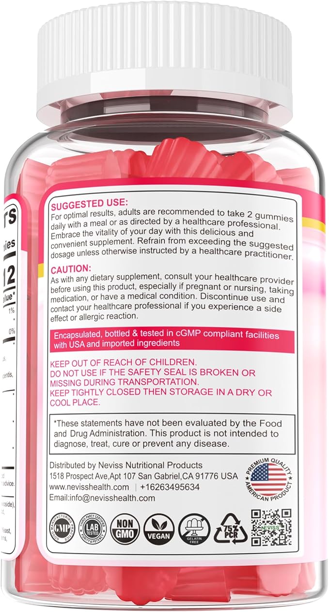 Vaginal Probiotics Gummies for Women PH Balance, Odor Control with Prebiotics, Cranberry, D-Mannose, Promotes Feminine Healthy Vaginal Flora, Urinary Tract, Yeast, Digestive Support, Sugar Free,60Cts