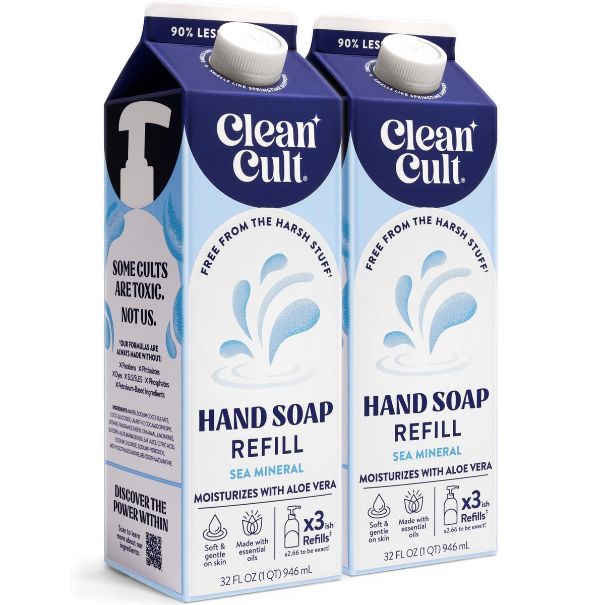 Liquid Hand Soap Refills (64 Fl Oz)