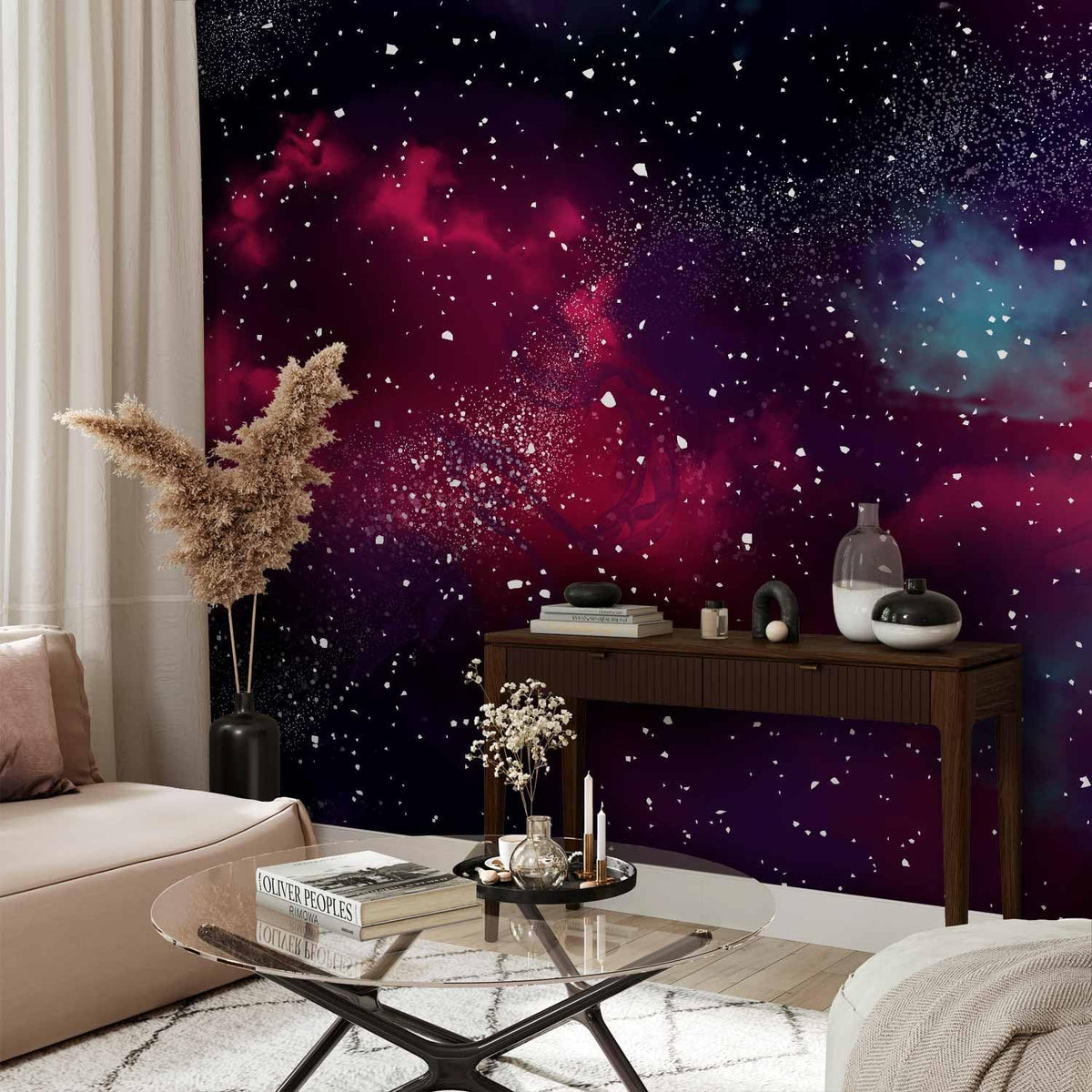 artgeist Premium Wall Mural Space 138x101 in - Non-Woven Wallpaper Fleece Wall Decor Photo Print Picture Image Design Home Mural Galaxy Universe Cosmos Sky a-A-10326-a-a