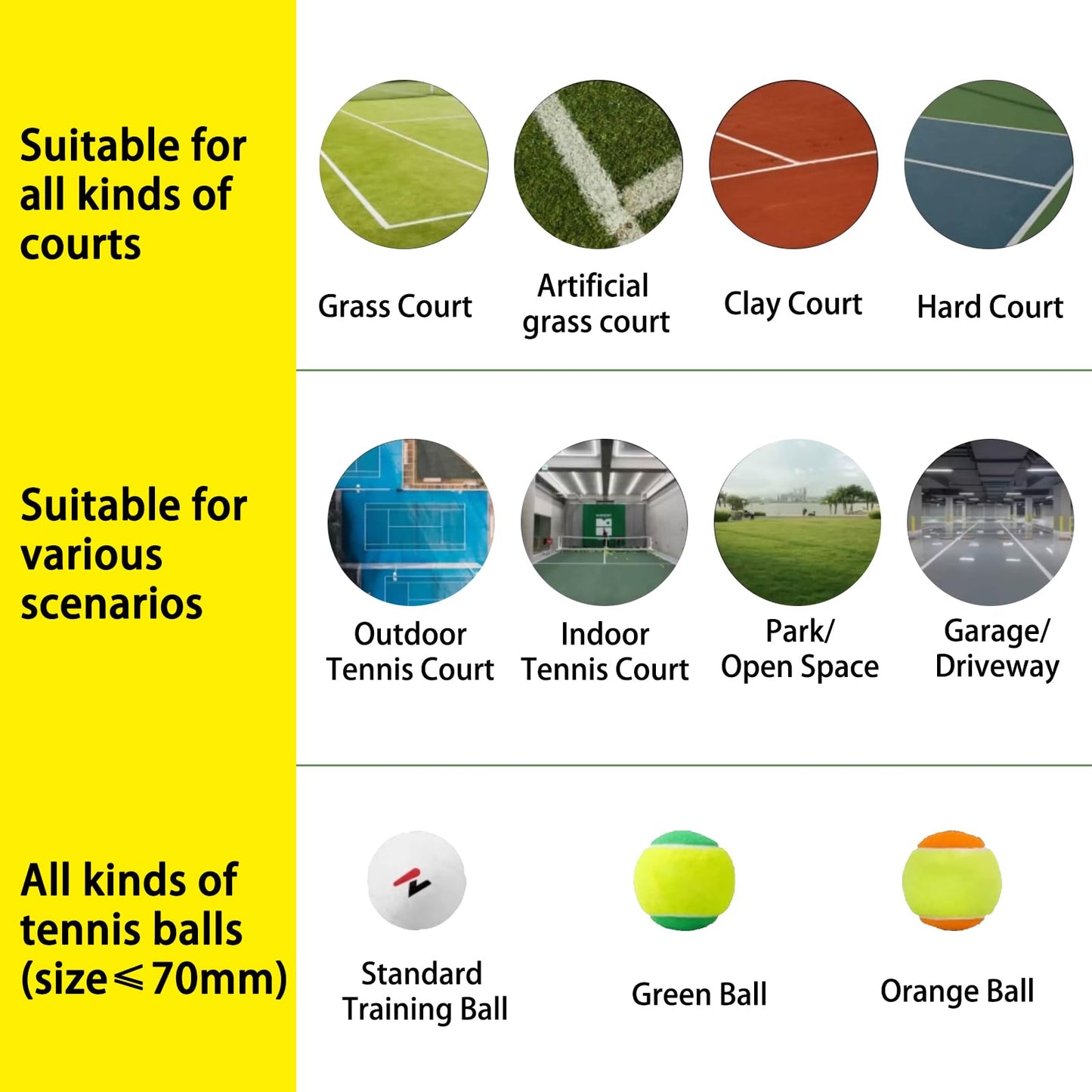 PUSUN PT-Smart Tennis Ball Machine with APP, Remote & for Apple Watch Control, 12 Training Modes, 20 Landing Points, 12–75 MPH Speed, 100+ Ball Capacity, Portable Tennis Ball Launcher