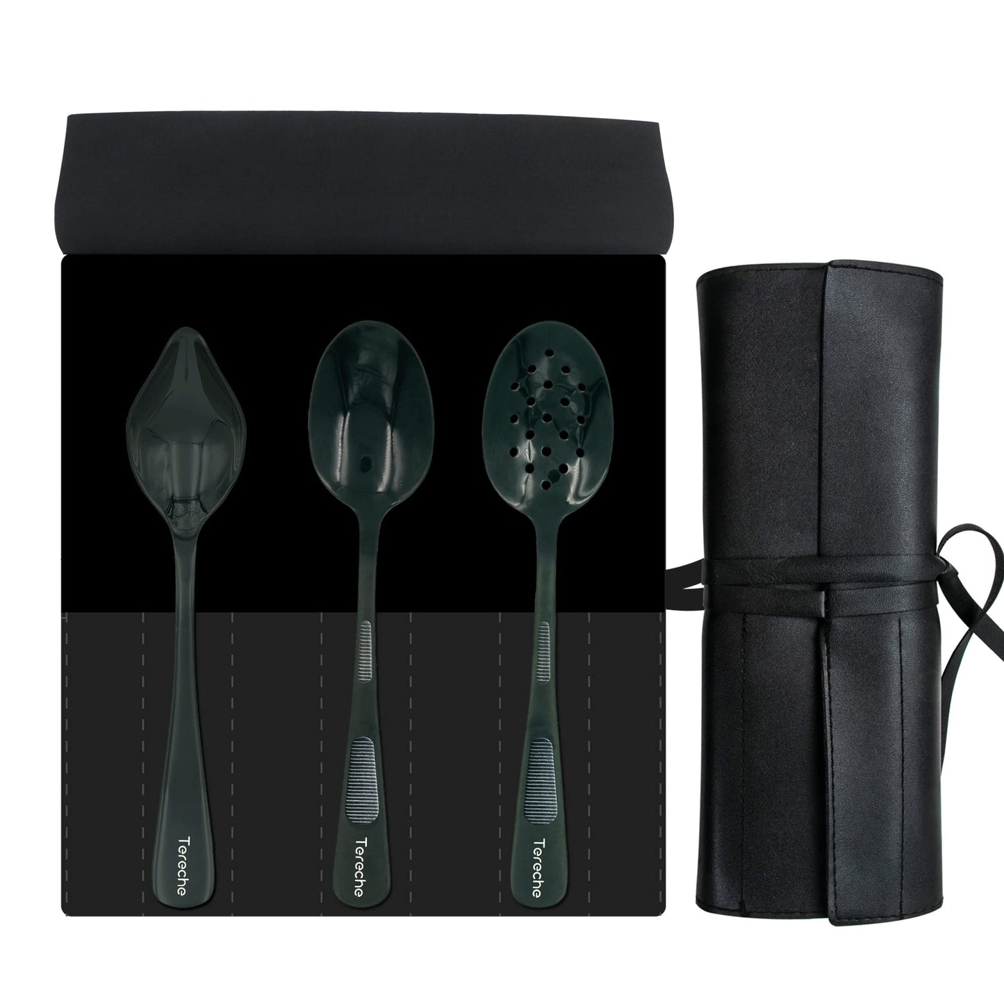 Tereche Plating Spoon Kit Culinary, Deluxe Plating Spoons Kit (3)