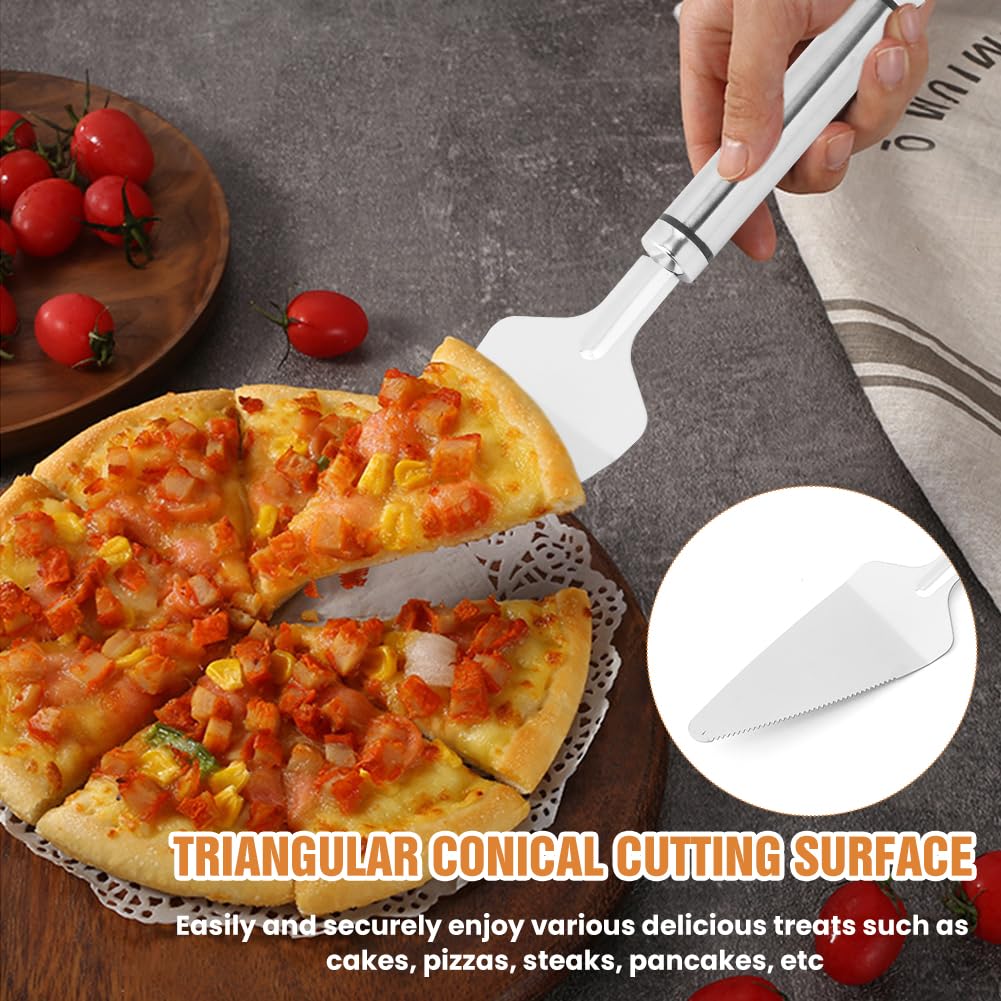 5 Wheel Pastry Cutter, Expandable Stainless Steel Dough Cutter Wheel with Handle, Baking Roller Cookie Dough Divider, Multi-Round Pastry Knife, Pizza Cutter Roller and Pie Server
