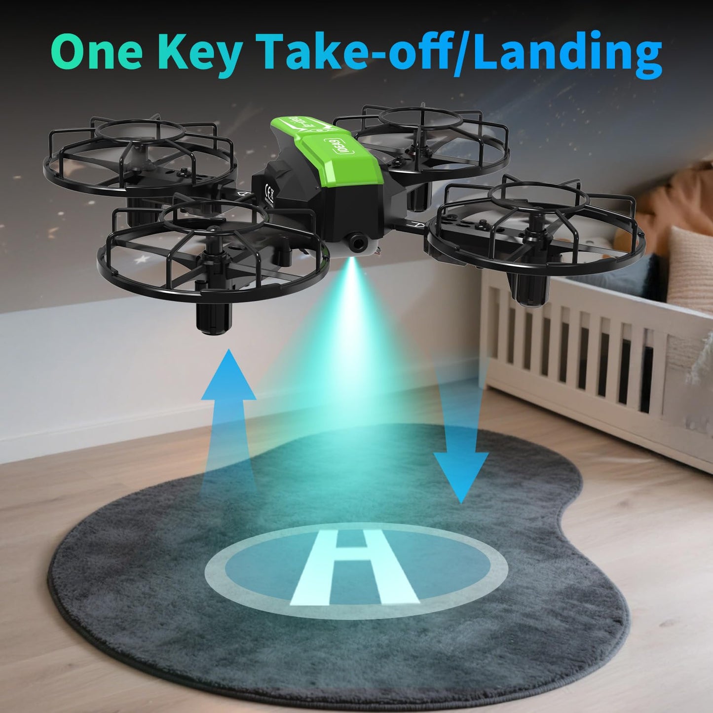 LE-IDEA Detachable Drone with Fun Competitive Mode Mini Drone with Headless Mode 360° Flips, RC Quadcopter With 2 Batteries, Assembling Educational Aircraft Easy to fly for Beginners IDEA9