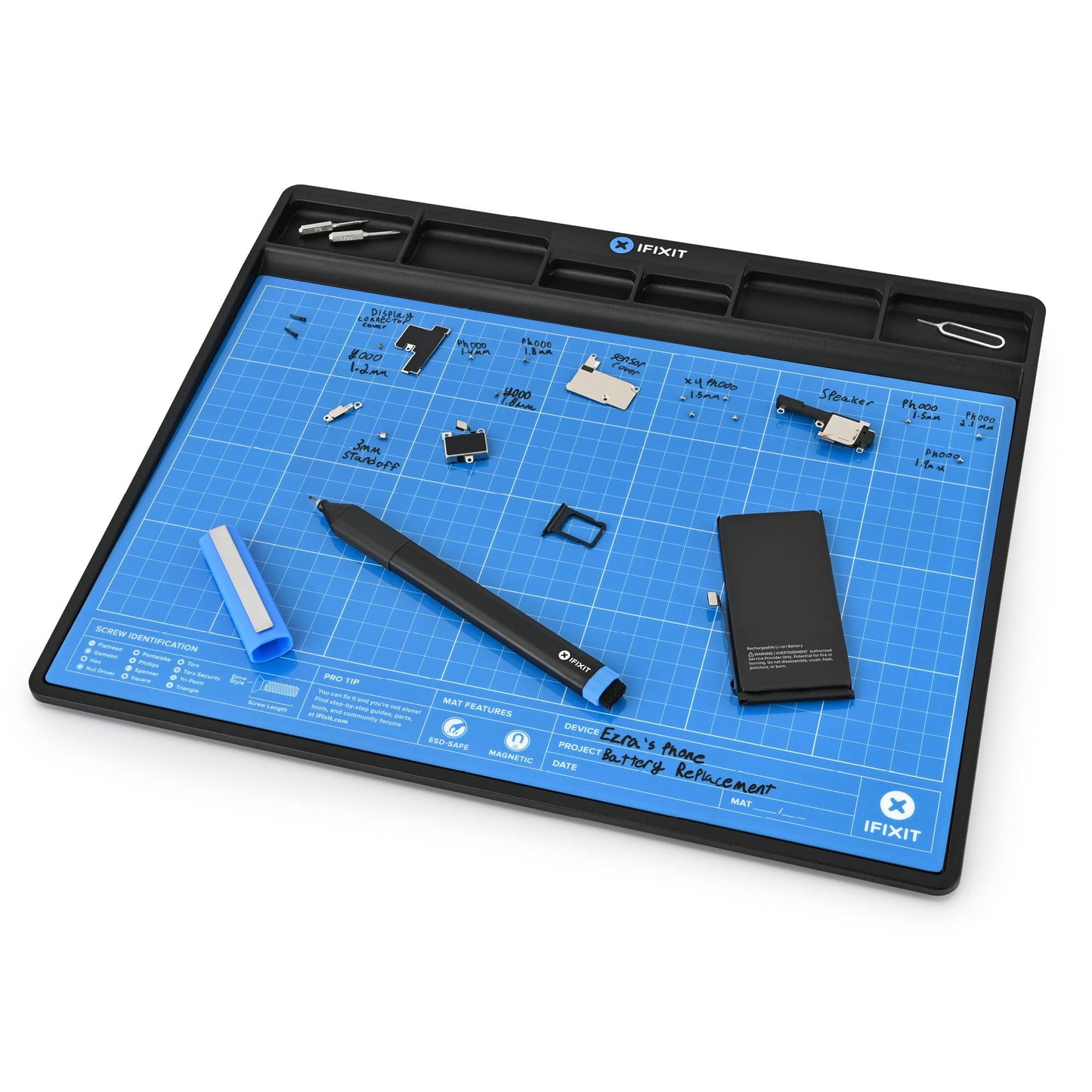 iFixit FixMat - Magnetic Electronic Repair Screws and Parts Organizer