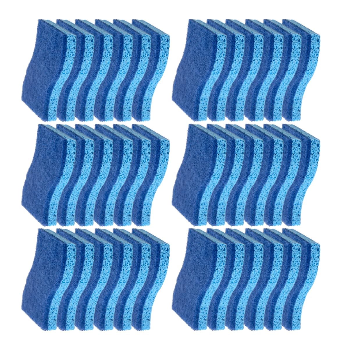 CELOX 36 Dishwashing Household Cleaning Sponges for Kitchen, Blue