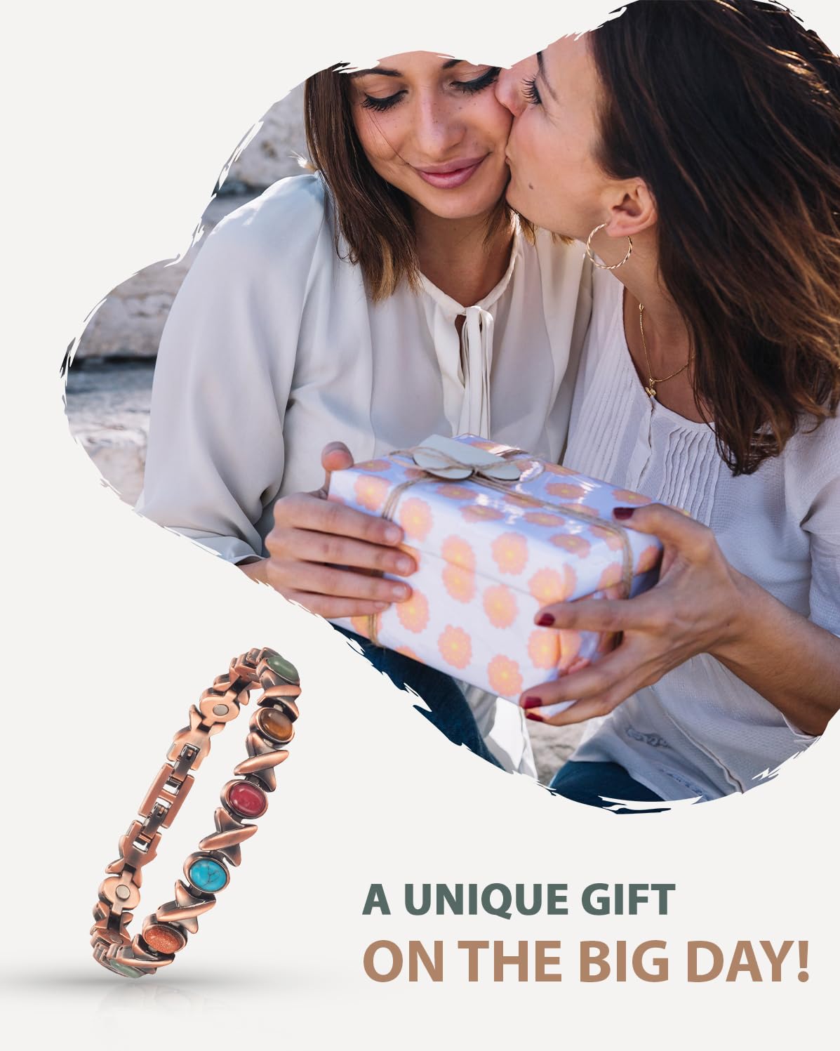 MagVIVACE Copper Anklet for Women for Arthritis and Joint, Magnetic Therapy Ankle Bracelet, Jewelry Gift with 3500 Gauss Effective Magnet