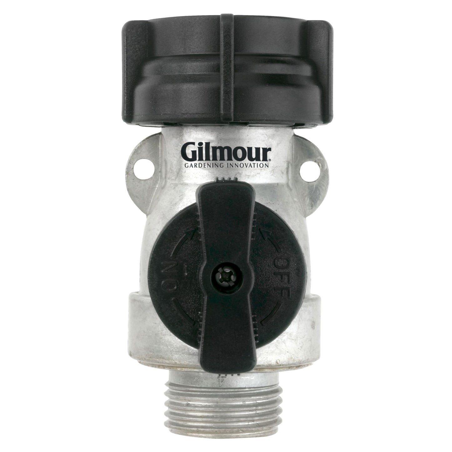Gilmour Garden Hose Shut Off Valve, Durable Metal Full Flow Water Shut Off Valve