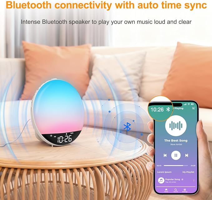 DreamSky Digital FM Radio with Bluetooth Speaker and Sleep Timer for Kids