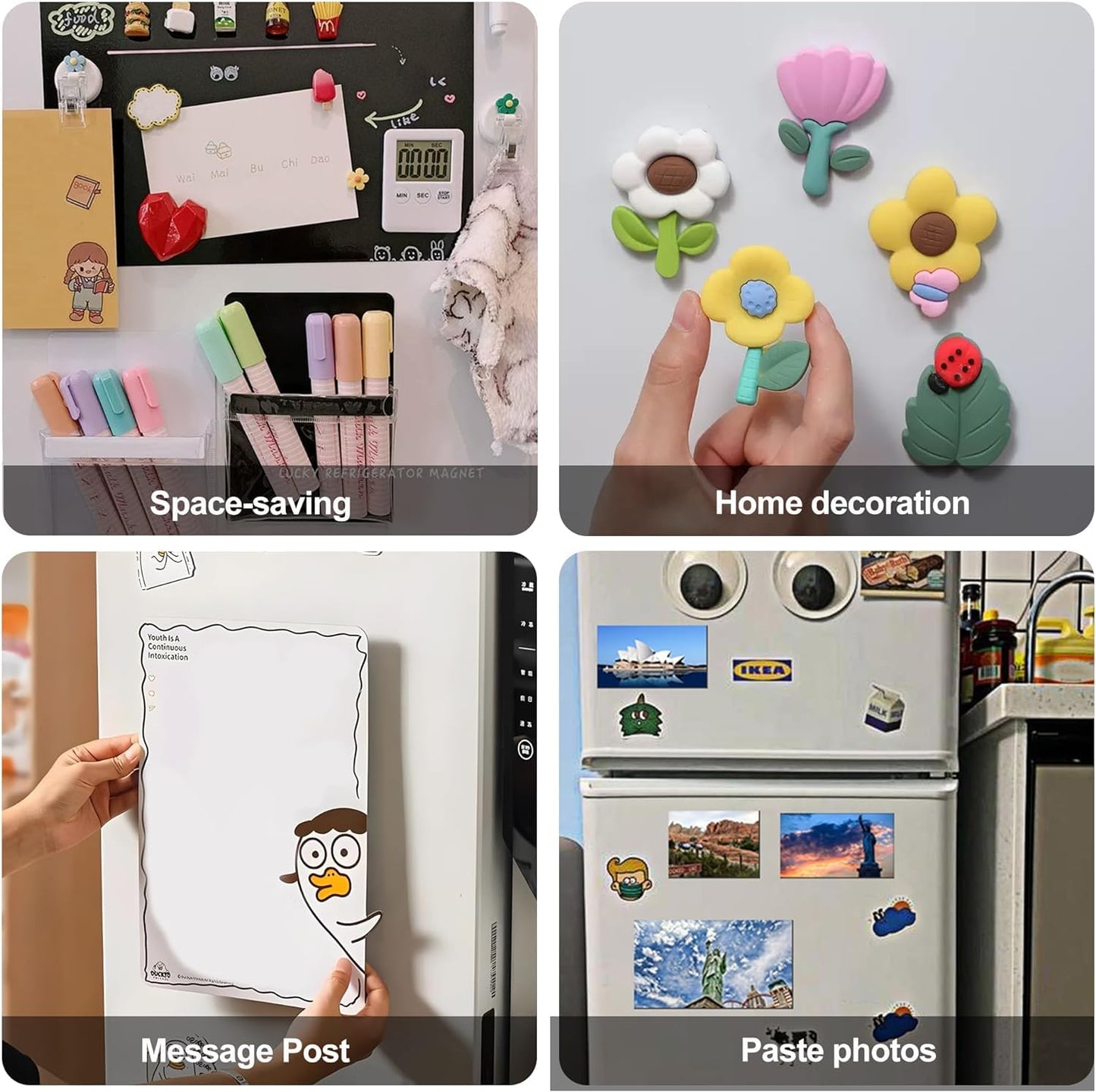 10Pcs Large Magnetic Sheets with Adhesive Backing Flexible Strong Magnet Paper for Crafts Photos and Die Storage Easy to Cut (10Pcs, A4 Size 12×8.5inch)