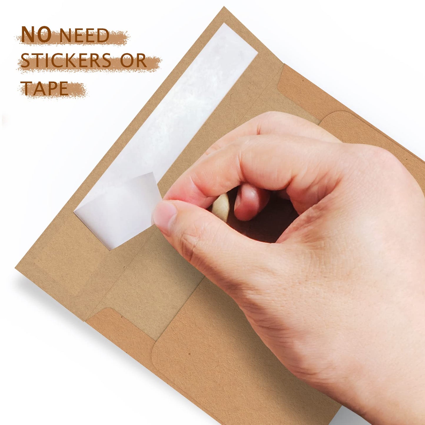 A7 Brown Kraft Envelopes Self Seal for Invitations 1000 Pack, 120 GSM Goefun 5x7 Mailing Envelopes Printable for Weddings, RSVP, Birthday, Photos, Documents and DIY Cards