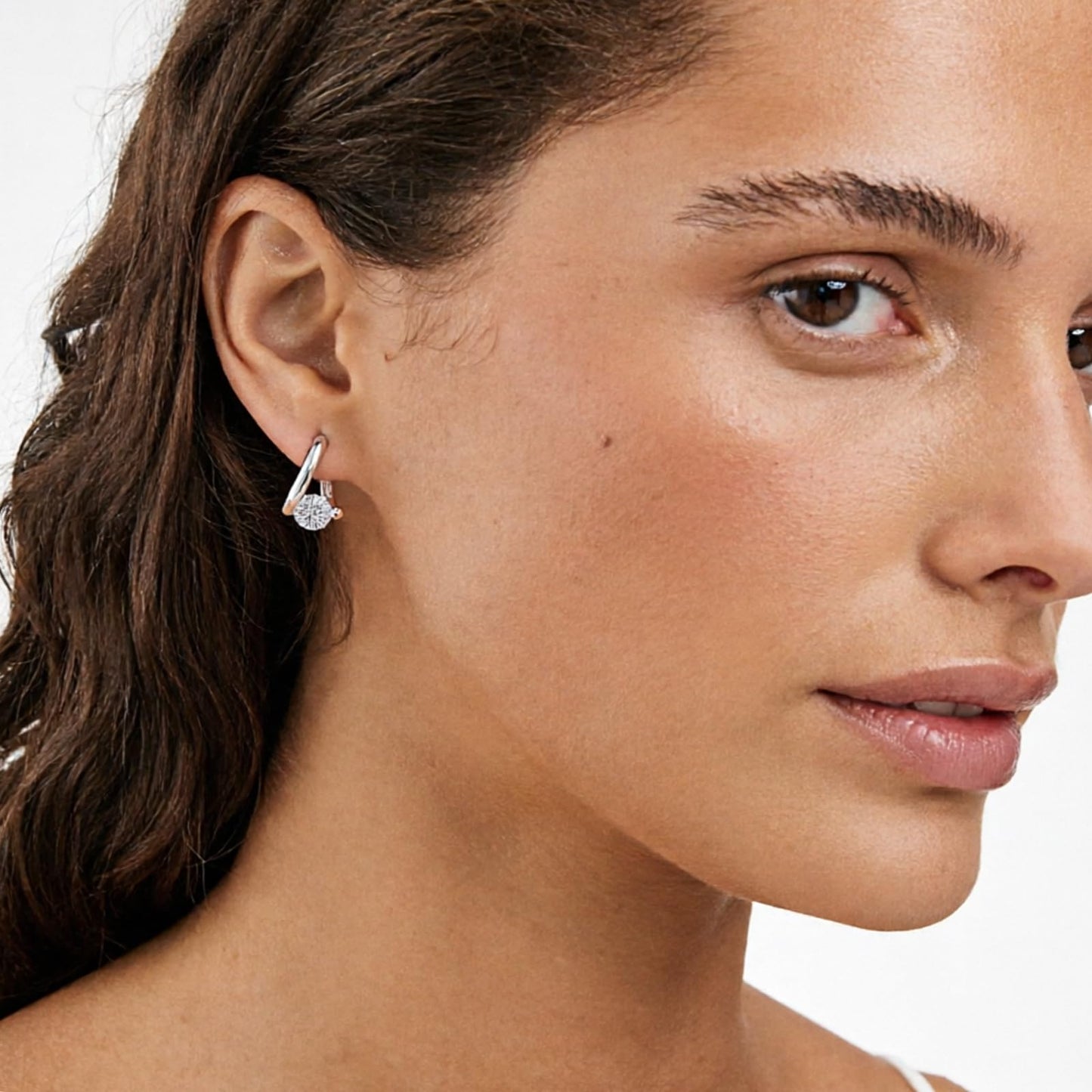 Lymphatic Earrings for Women Negative Lon Lymph Detox Earrings Lymphvity Germanium Earring Drainage Slimming Jewelry Gift (Silver)