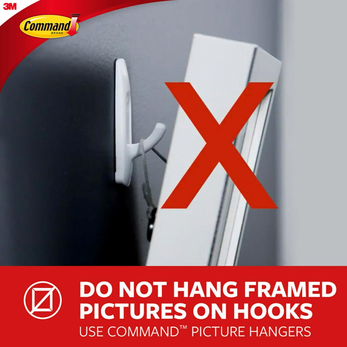 Command Spring Clips 2-Pack (16 Clips + 24 Adhesive Strips), White – Damage-Free Hanging of Photos, Notes, Lightweight Decorations, and Office Organization – No Tools Required