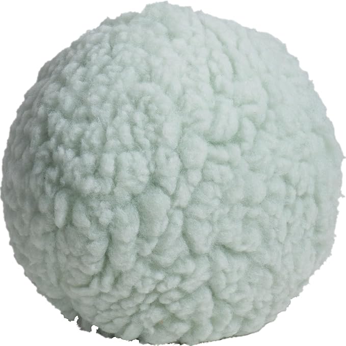 HuggleSnuffles HuggleFleece Treat Dispensing Ball - Interactive Enrichment Toys for Dogs, Dog Treat Dispenser Puzzle for Mental Stimulation & Boredom, Puppy Feeder Games to Keep Them Busy - Large (8")
