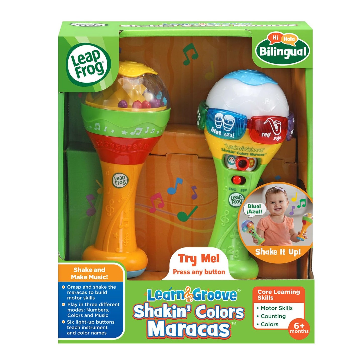 LeapFrog Learn and Groove Shakin' Colors Maracas