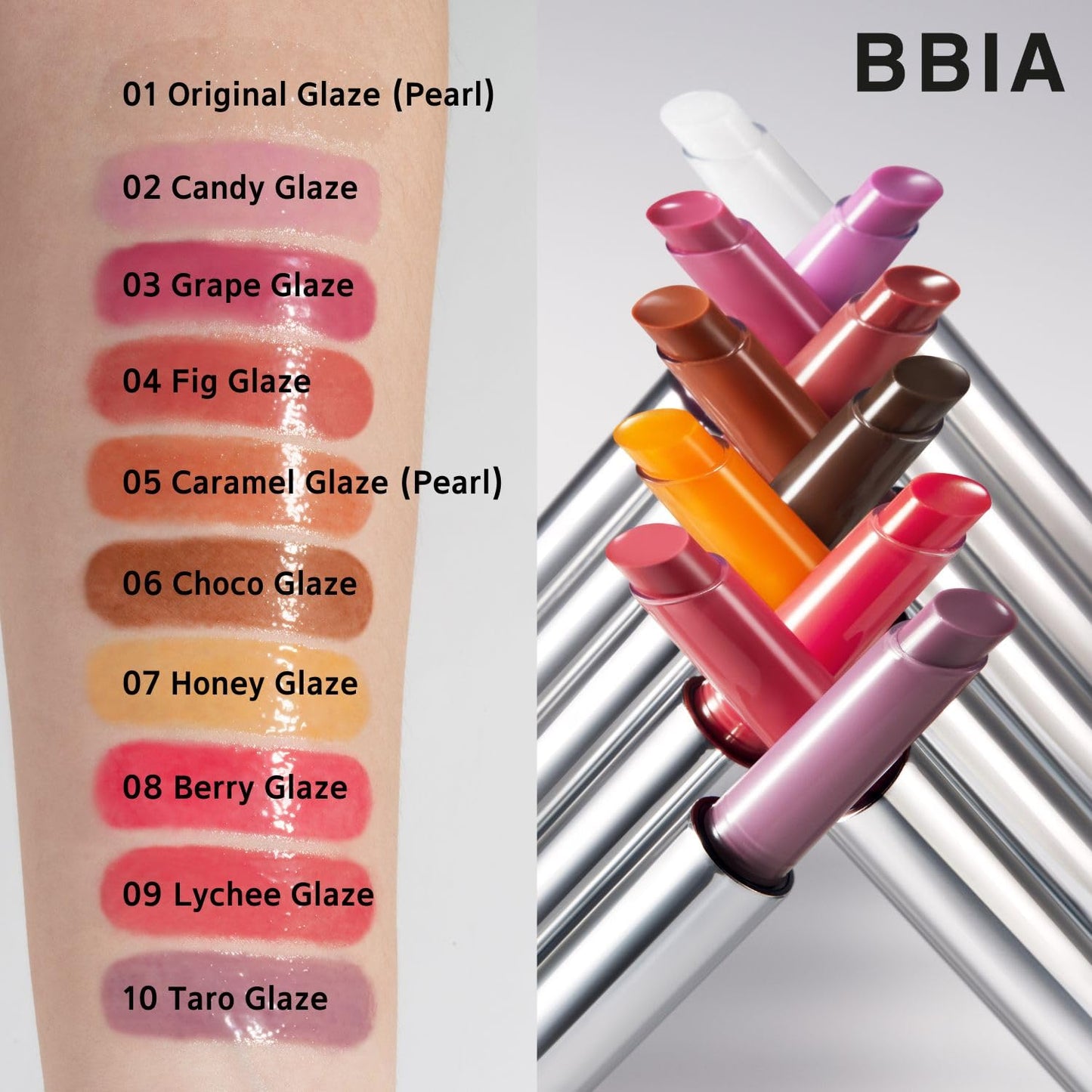 BBIA Over Glaze Stick - Lip Plumping Gloss Melting Balm Lipstick, Intensive Volume Up, High Shine & Glossy, Ultra Watery Moisturizing & Volumizing, Glowy Texture, Korean Lip Makeup (04 FIG GLAZE)