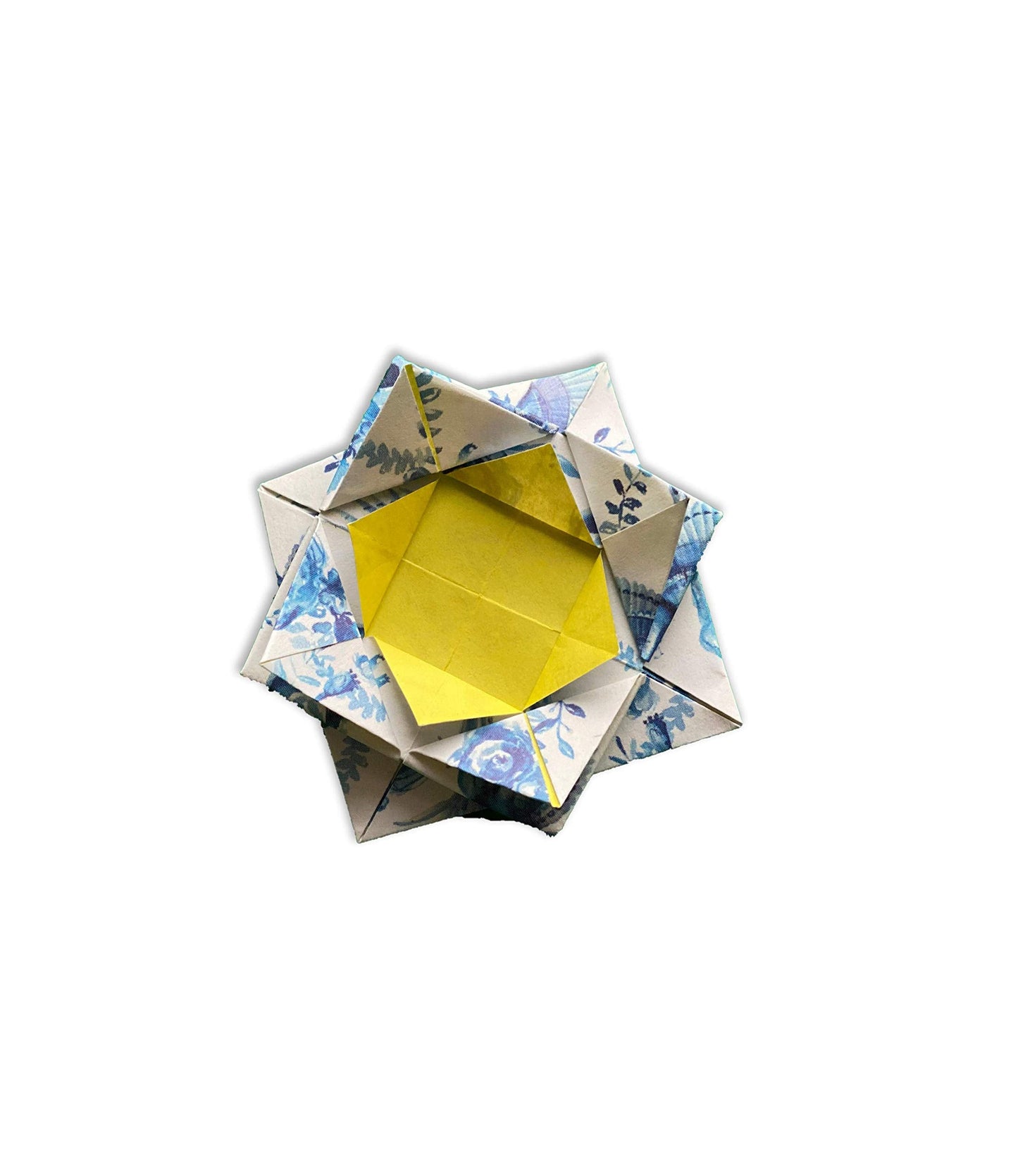 Origami Paper 500 sheets Blue and White 4" (10 cm): Double-Sided Origami Sheets Printed with 12 Different Designs