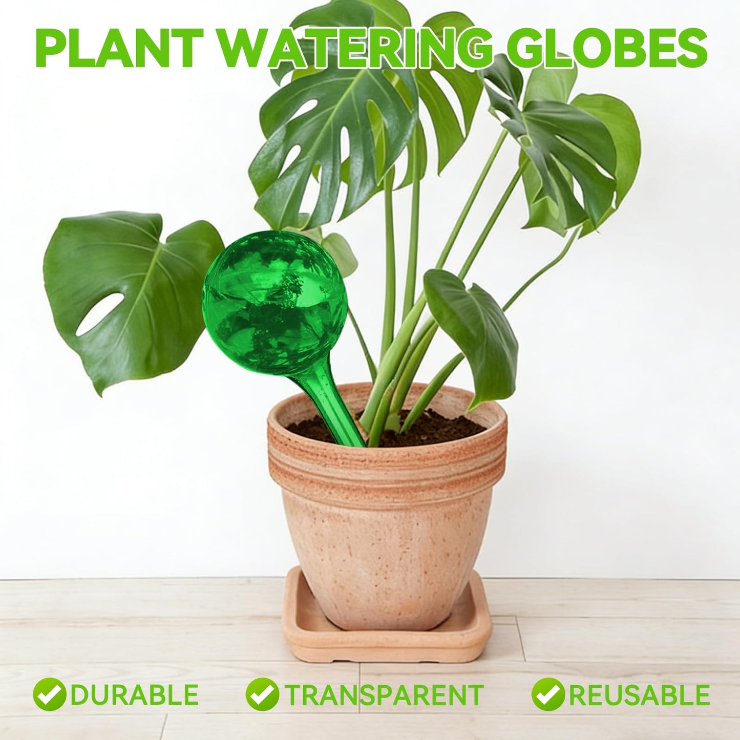 Nowaca Plant Watering Globes, 12PCS Self Watering Globes, Plastic Self Watering Bulbs, Plant Self Watering Devices, Automatic Watering System for Potted Plants