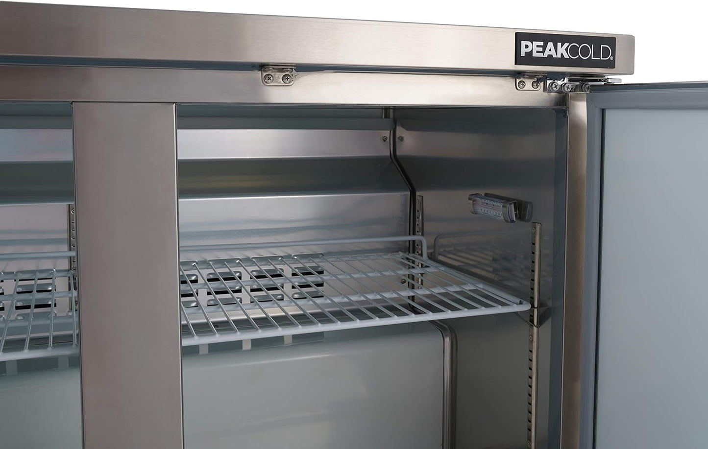 PEAK COLD Commercial Under Counter Stainless Steel Freezer; 48" W