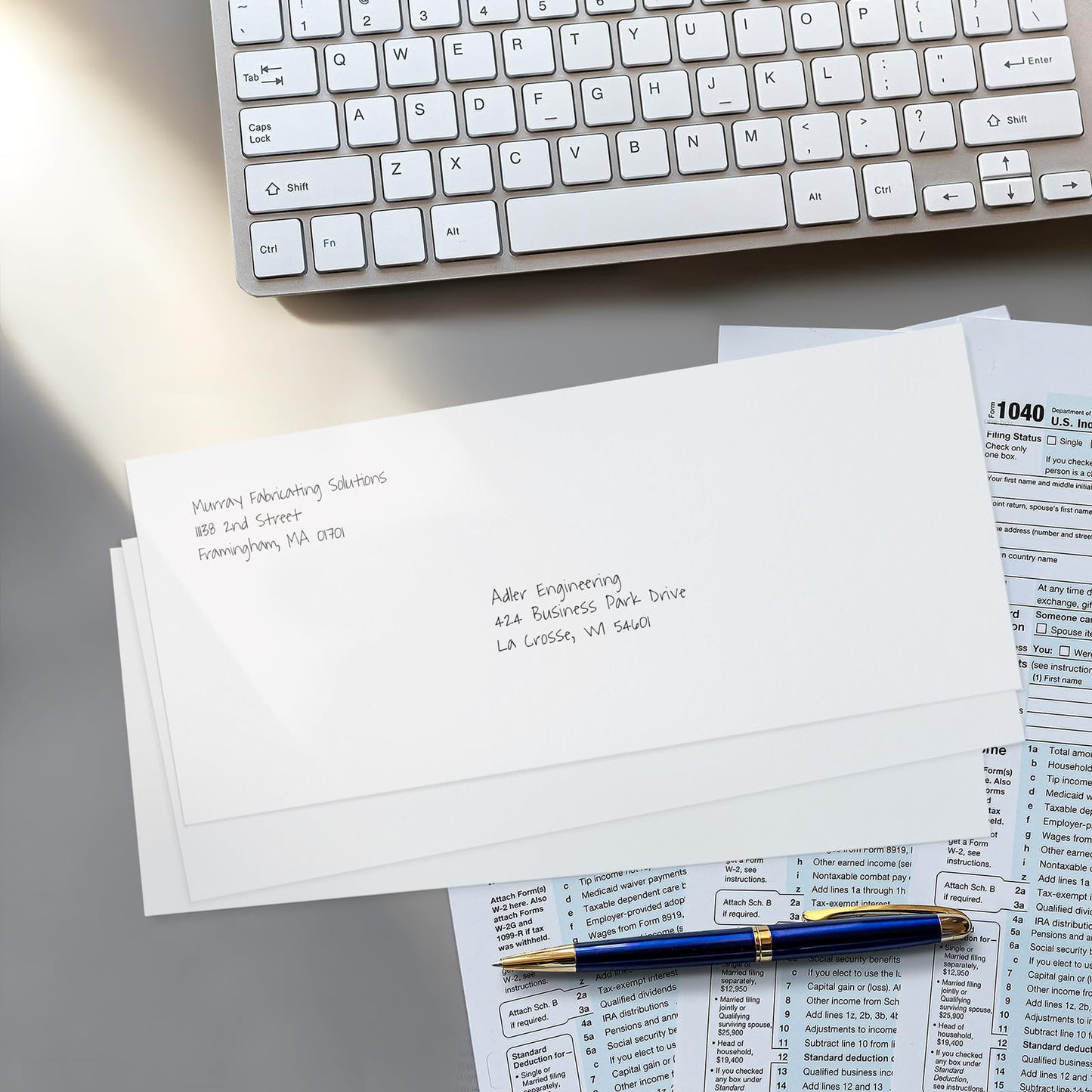 SUNEE #10 Security-Tinted Self Seal Envelopes – 500 Pack White Windowless Mailing Envelopes, 24LB Printer Friendly for Business, Home & Office Use (4-1/8 x 9-1/2")