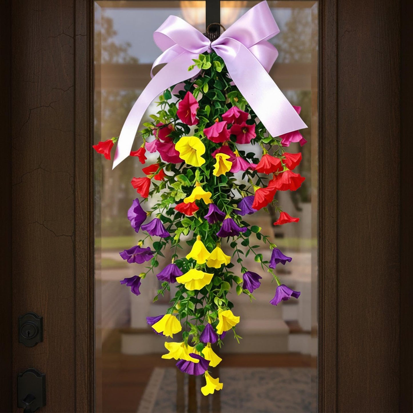 predolo Floral Morning Glory for Holiday Indoor Outdoor Home