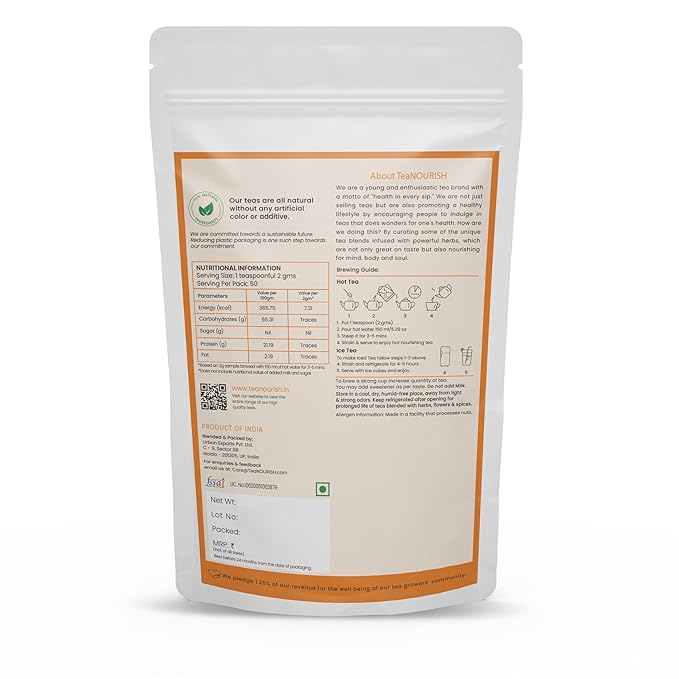 TeaNOURISH Chamomile Lavender Green Tee | Loose Leaf Tee| Calming & Relaxing Chamomile Sleep Tee| Bedtime Tee| 100% NATURAL | Brew Hot or Iced Tea - 3.53oz/100g