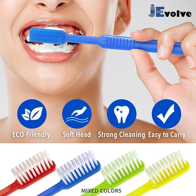100 PCs Disposable Prepasted Toothbrush Convenient Travel Toothbrushes, Portable Oral Care, On-The-Go Cleaning, Easy Use, Travel Essentials, Eco-Friendly Toothbrushes