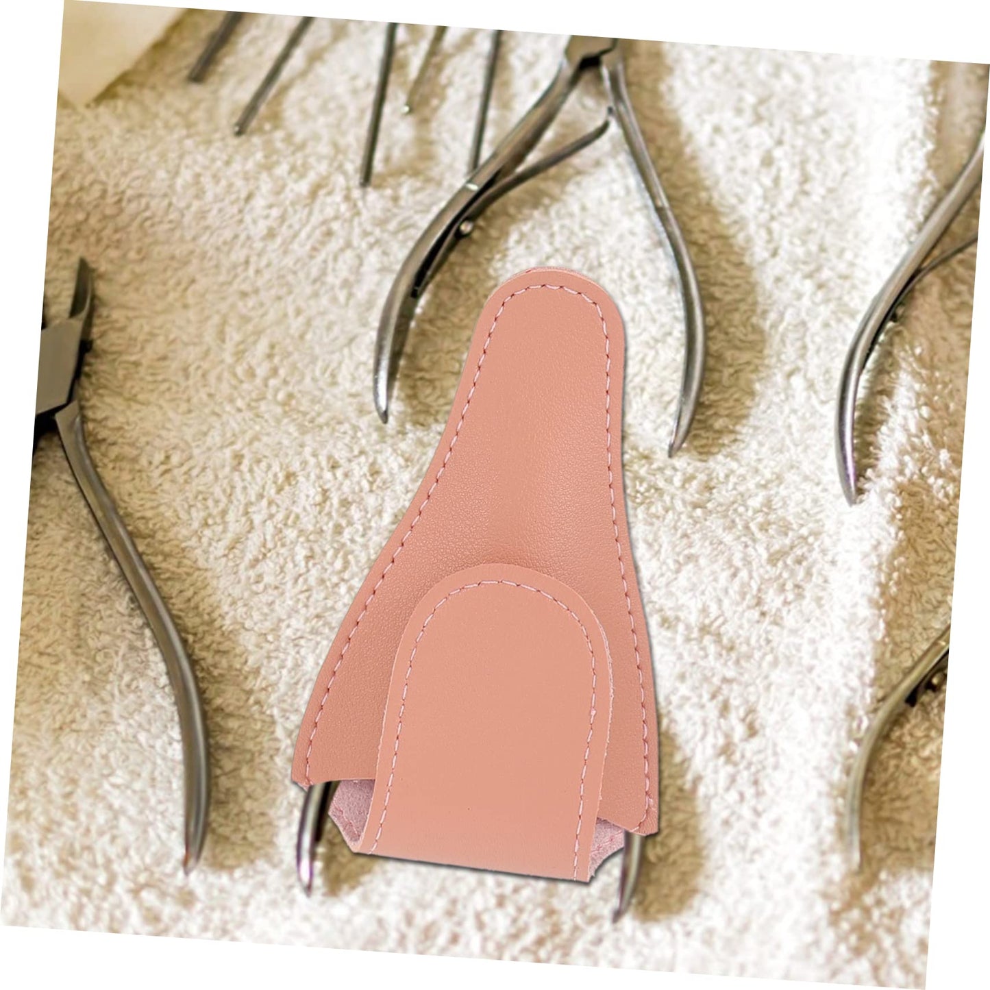 Nail Scissor Pouch with Buckle Closure Lightweight Portable Protective Cover for Cuticle Scissors Grooming Shears 4.33 X 2.75 X 0.98 Inches 3-Pack
