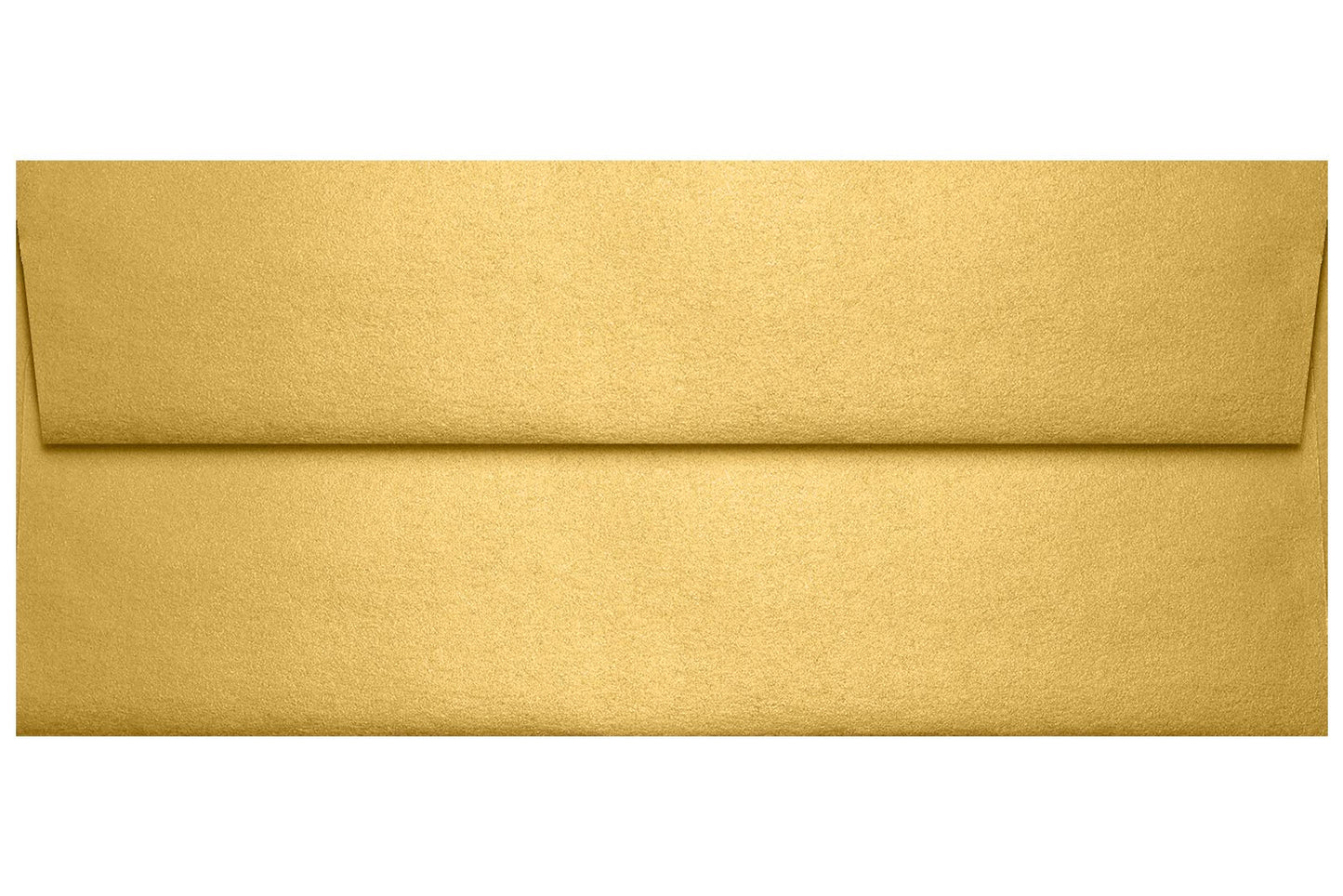 LUXPaper #9 Slimline Invitation Envelopes | Peel & Press | 3 7/8" x 8 7/8" | Gold Metallic | 80lb. Text | 50 Qty