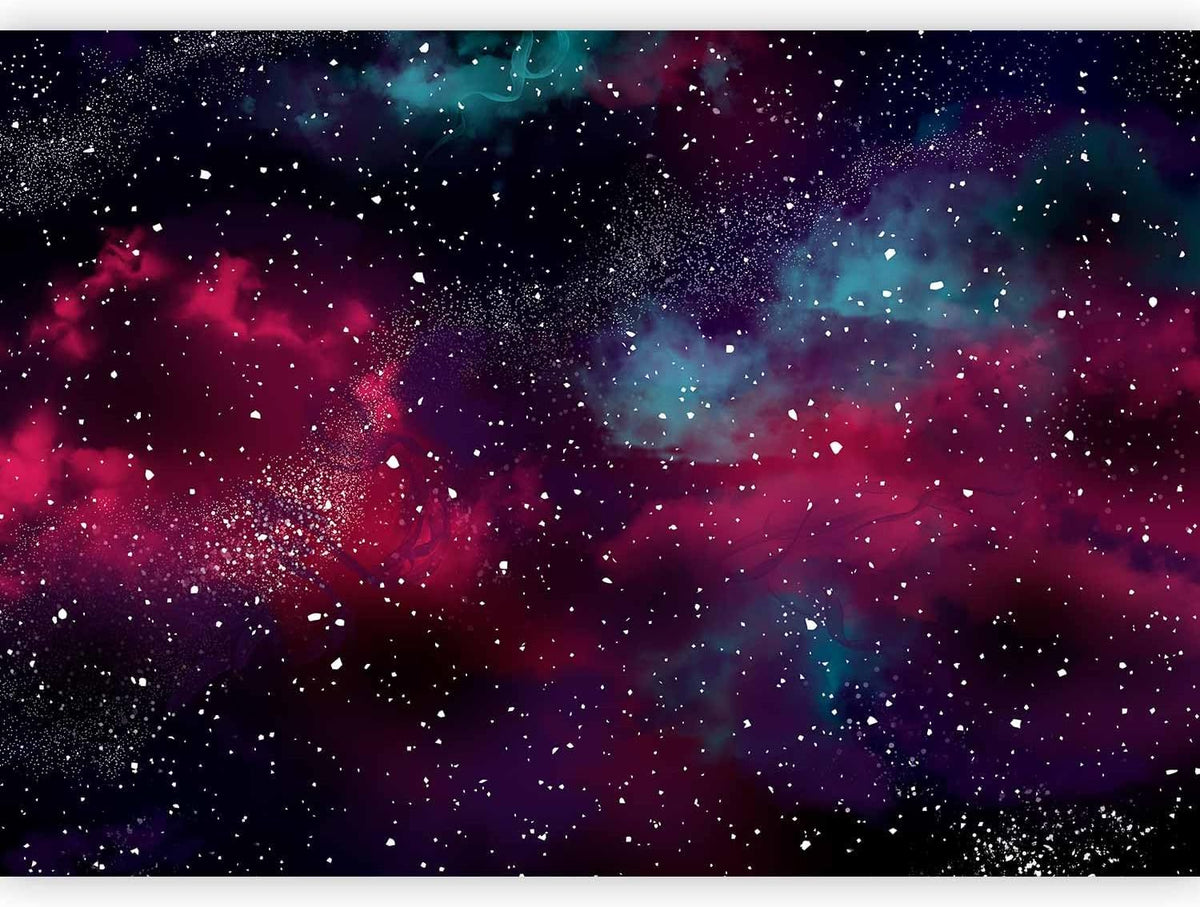 artgeist Wall Mural Space 154x110 in - Peel and Stick Self-Adhesive Wallpaper Removable Large Sticker Foil Wall Decor Print Design Mural Galaxy Universe Cosmos Sky a-A-10326-a-a