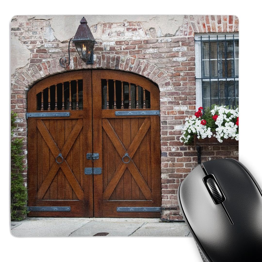 3dRose LLC 8 x 8 x 0.25 Inches Mouse Pad, Window Box of Flowers, Charleston, South Carolina, Raymond Klass (mp_94278_1)