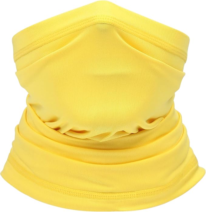 UV Protection Cooling Neck Gaiter Face Mask Scarf for Men - Windproof Neck Cover Bandana Neck Warmer Mask