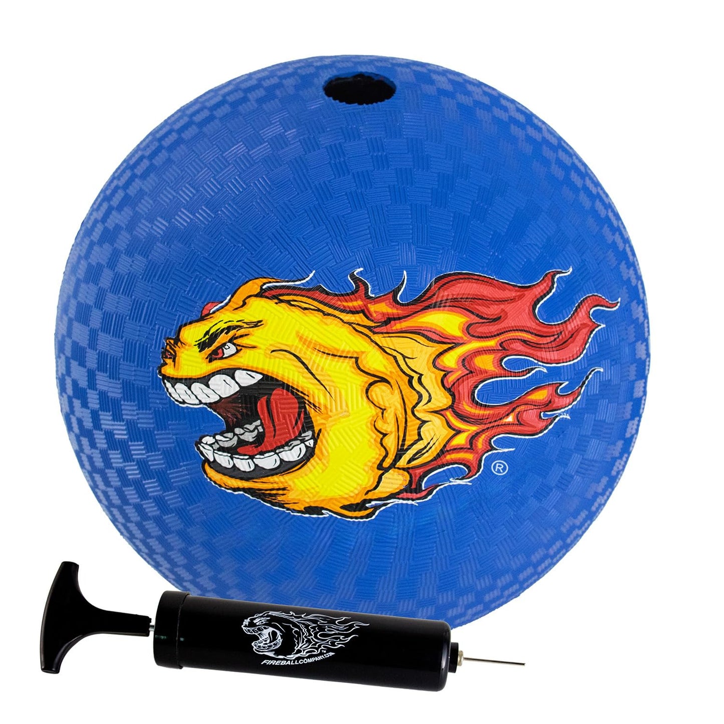 FIREBOMB™ - Bouncing Bowling Bomb™ - 8.5 inch - Blue - Playground Activity Youth Kids Fun Ball Sports Recess