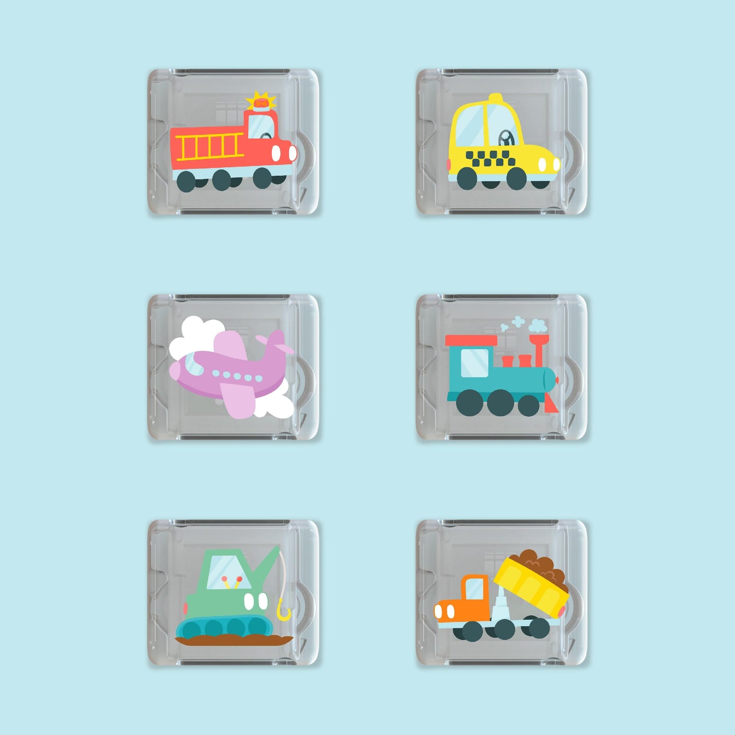 Glo Pals Water-Activated Light-Up Cubes for Bathtime and Sensory Play - Includes 6 Reusable Light-Up Cubes - Sensory Toys and Glowing Bath Cubes for Kids and Toddlers - Auto