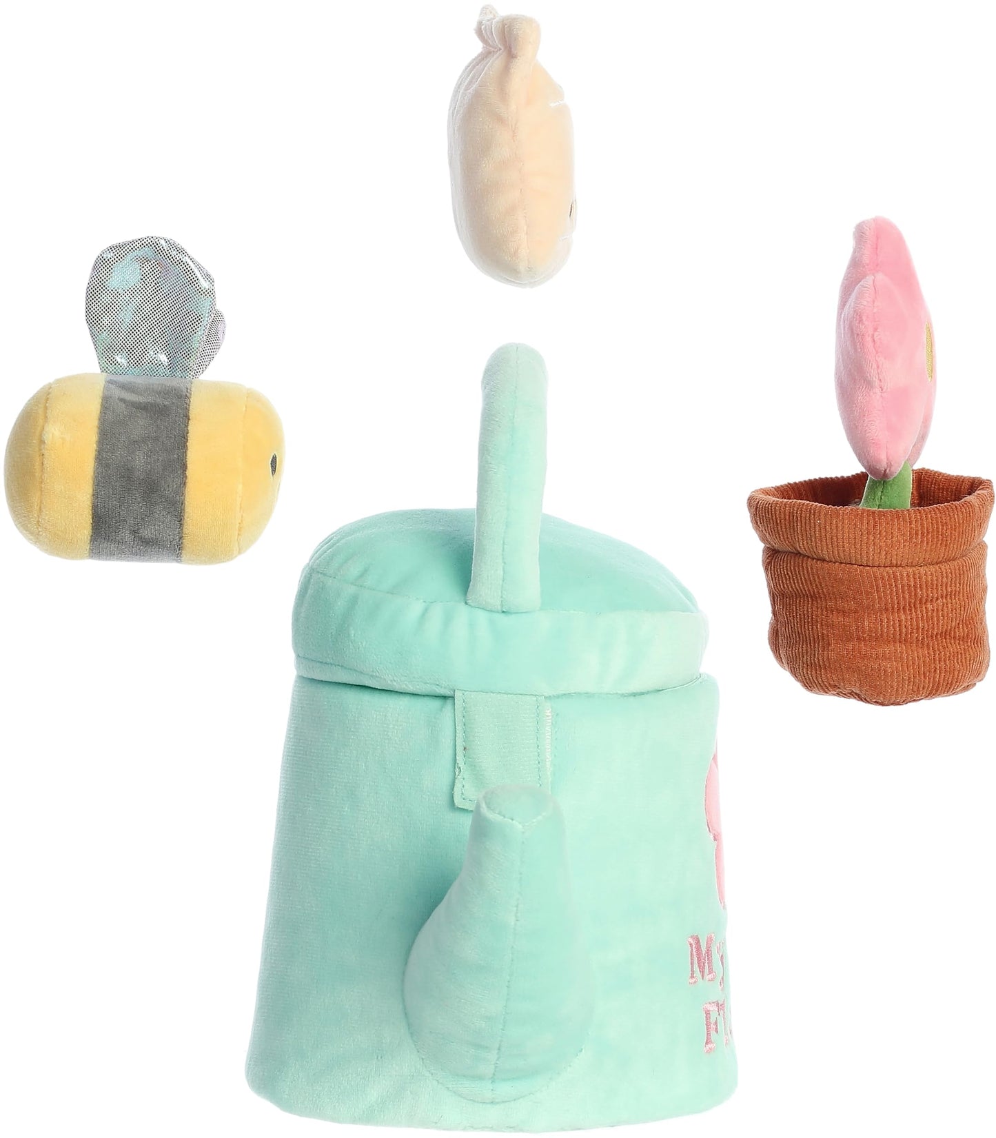 Ebba™ Engaging Baby Talk™ My First Flower™ Baby Stuffed Animal - Sensory Delight - Interactive Learning - Multicolor 7 Inches