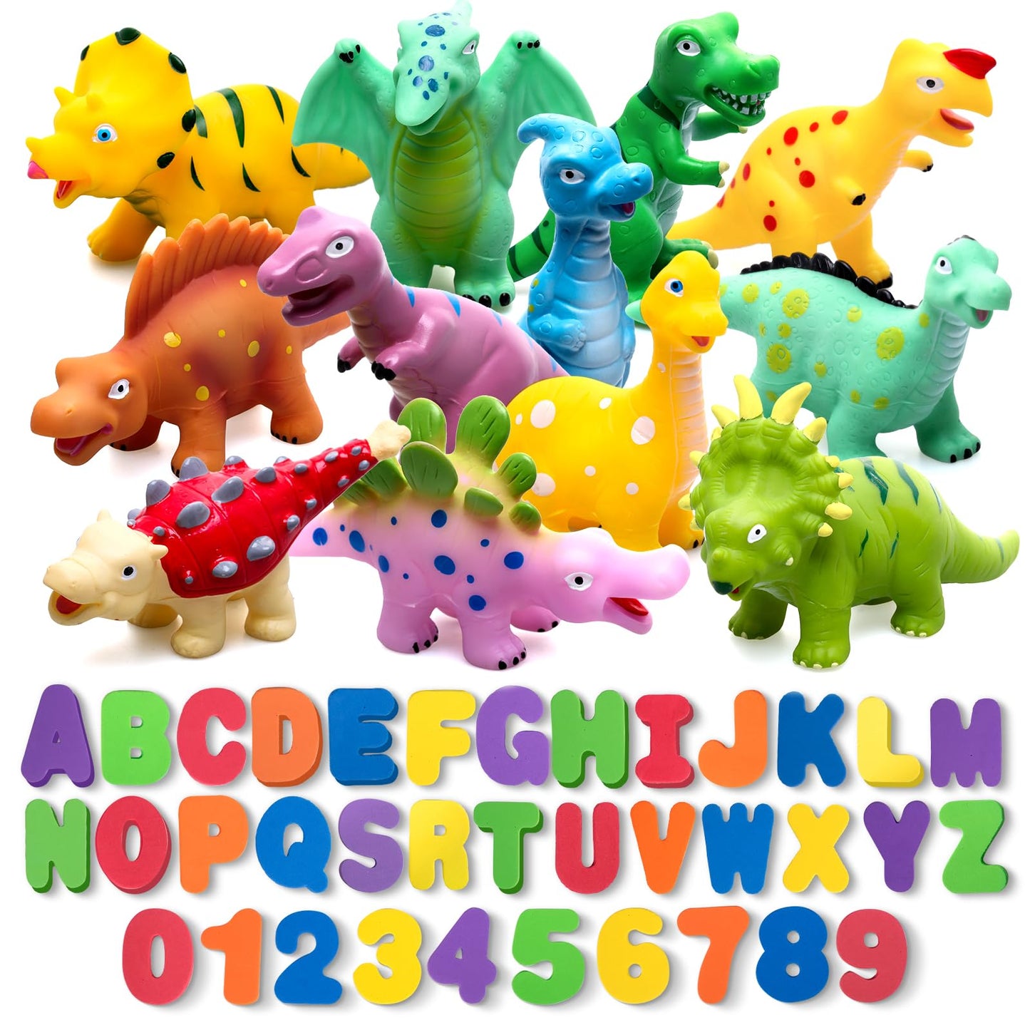 Hely Cancy Dinosaur Bath Toys Mold Free