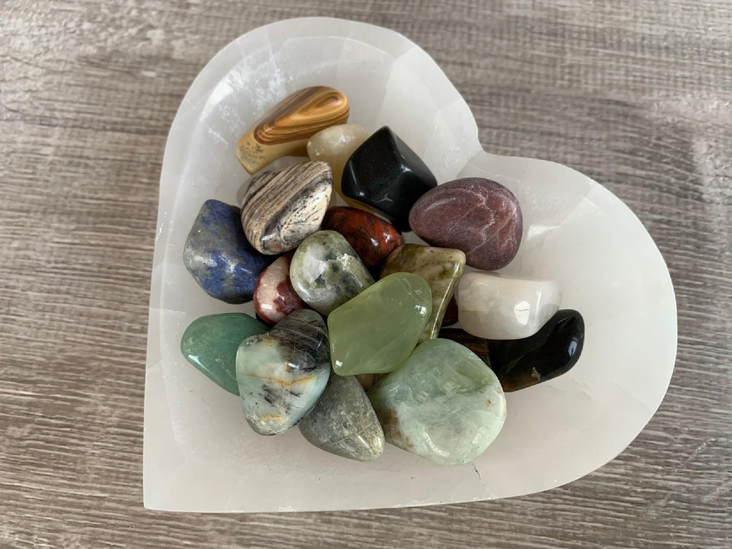 WHOLESALE Assorted Tumbled Stones, Polished Natural Assorted Gemstone, Assorted Polished Rocks (Assorted, 0.25 Pound)