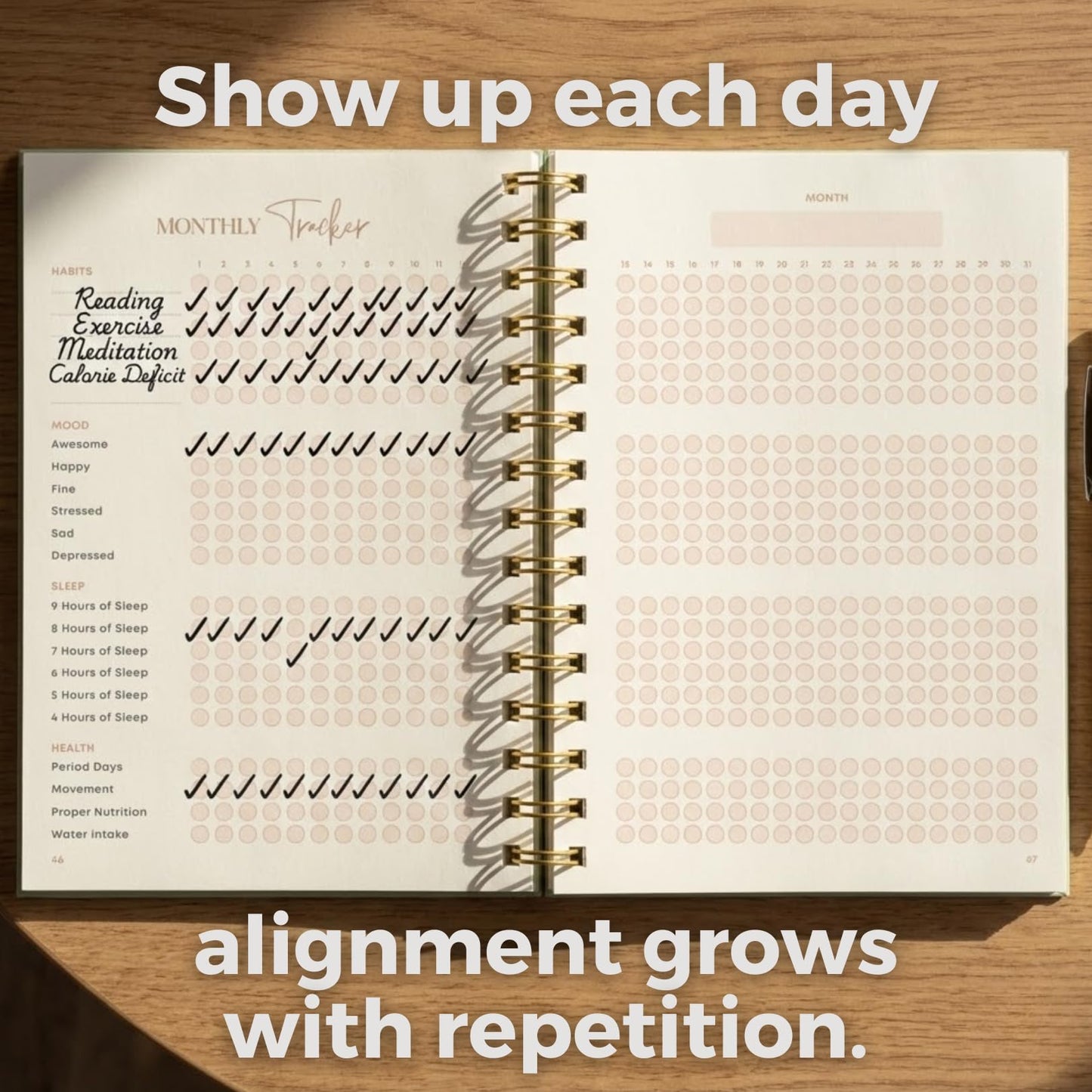 Shine Sparkle Slay Manifestation Journal for Women | Guided 369 Method & Undated 90-Day Planner for Intentional Goal Setting - White
