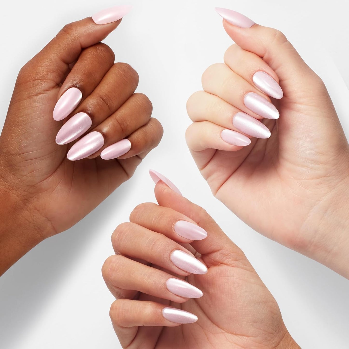 OPI xPRESS/ON Editor in Chic | Velvet Pink Long Almond Press On Nails | With Nail Glue | Long Lasting, Reusable, Non-damaging