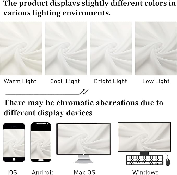 Lecloud Ivory Sheer Curtains 96 Inches Long 2 Panels Set, Solid Airy Voile Dual Rod Pocket Sheer Curtains, Elegant Light Filtering Window Curtain Drapes for Living Room Bedroom Garden, 59" W x 96" L