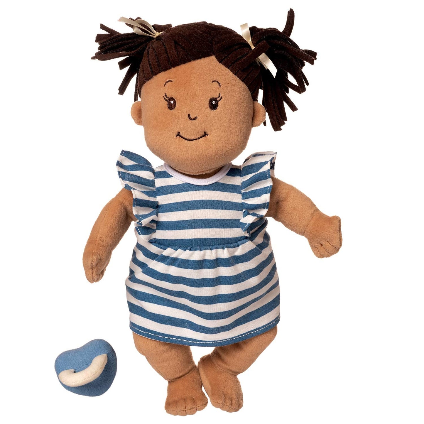 Manhattan Toy Baby Stella Beige with Brown Hair 15" Soft First Doll