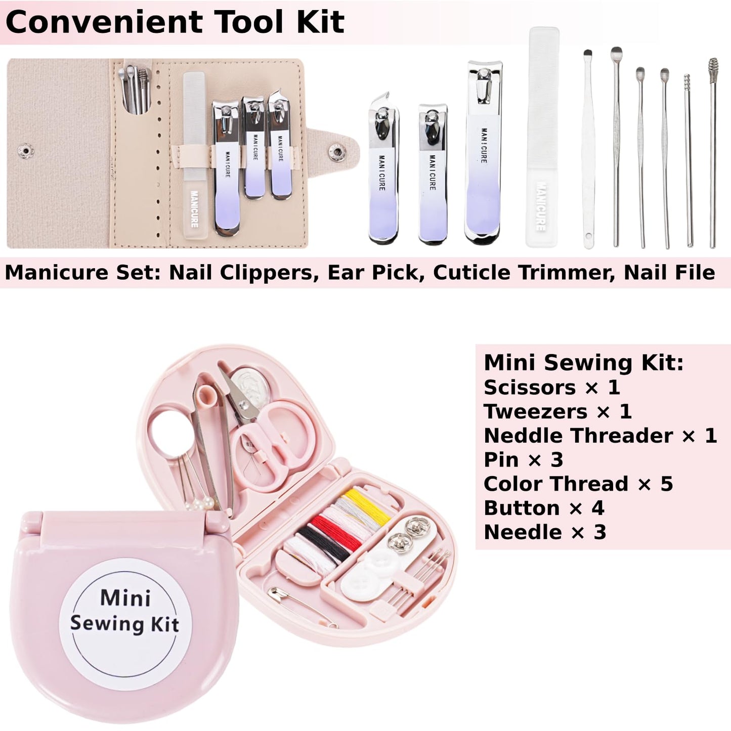 Wedding Day Emergency Kit for Bride, 39 Pc Essential Items for Brides Daily Use Women Wedding Gift, Travel Kit Personal Care Survival Set With Bride Makeup Bag - Wedding Emergency Kit Supplies (White)