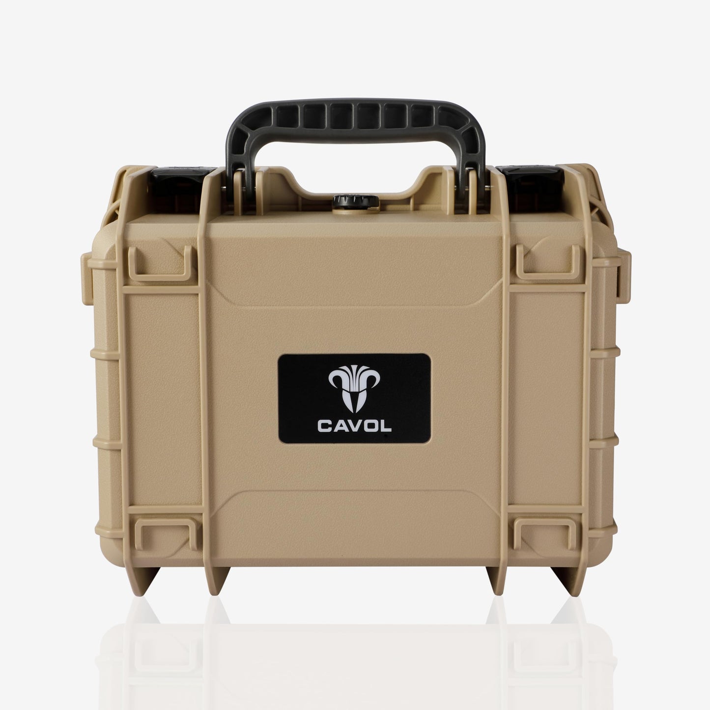 Cavol AC03 Knife Case for 24 Folding Knives-IPX7 Waterproof Heavy Duty Pocket Knife Storage Hard Case Box Storage Organizer, Folding Knife Holder Collection Box (Gobi Yellow)