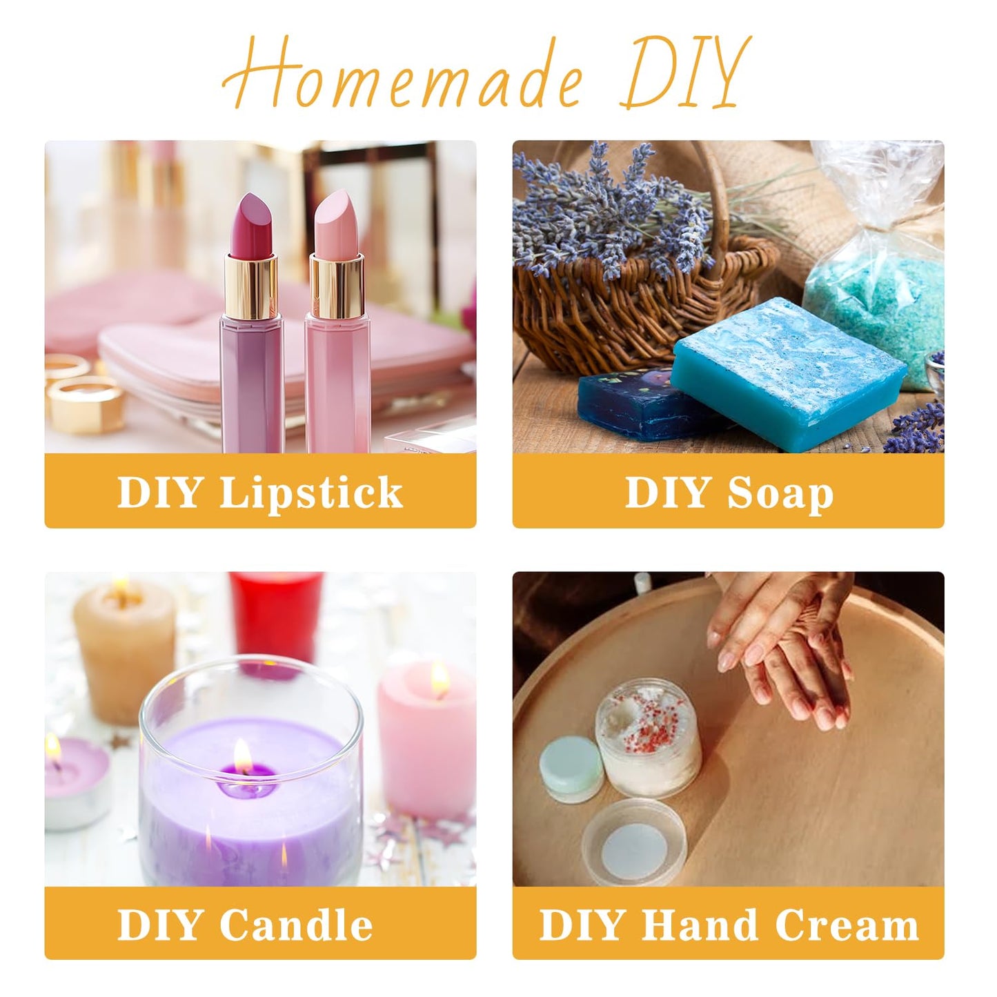 Beeswax Candle Making Kit with Electric Wax Melter for Adult, 5lbs Bees Wax for Candle Making and DIY Art&Craft