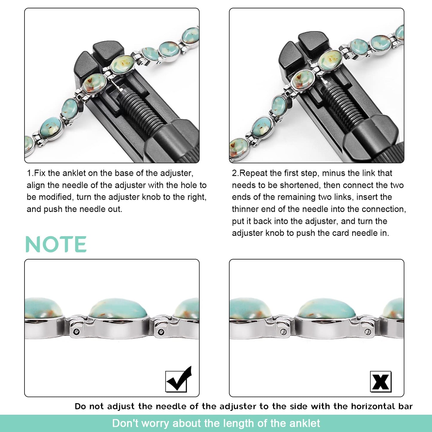 JEROOT Ultra Strength Magnetic Bracelet for Women | 3500-6000 Gauss Neodymium Magnets | Magnetic Therapy Jewelry with Adjustable Tool & Gift Packaging